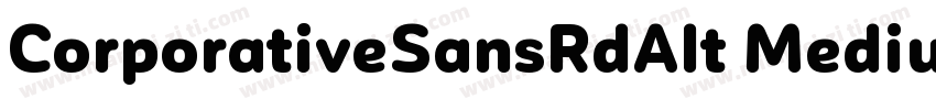 CorporativeSansRdAlt Medium字体转换
